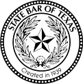 Logo Recognizing MEG International Counsel's affiliation with State Bar of Texas